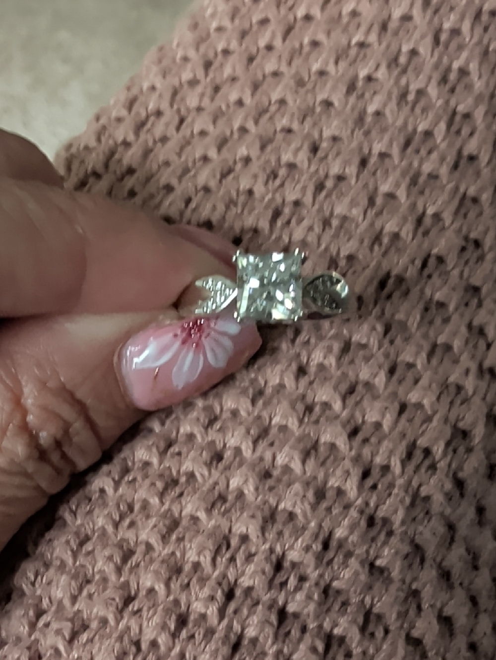 Stunning 14kt Moissanite Ring